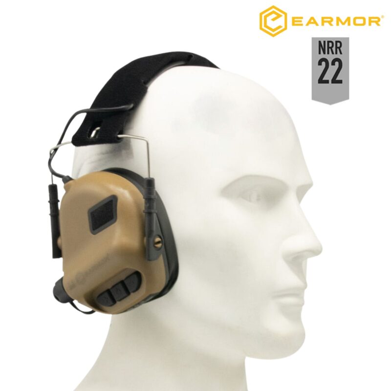 OPSMEN EARMOR M31 MOD3 (Cayote Brown) Kahverengi Elektronik Atış Kulaklığı - Görsel 3