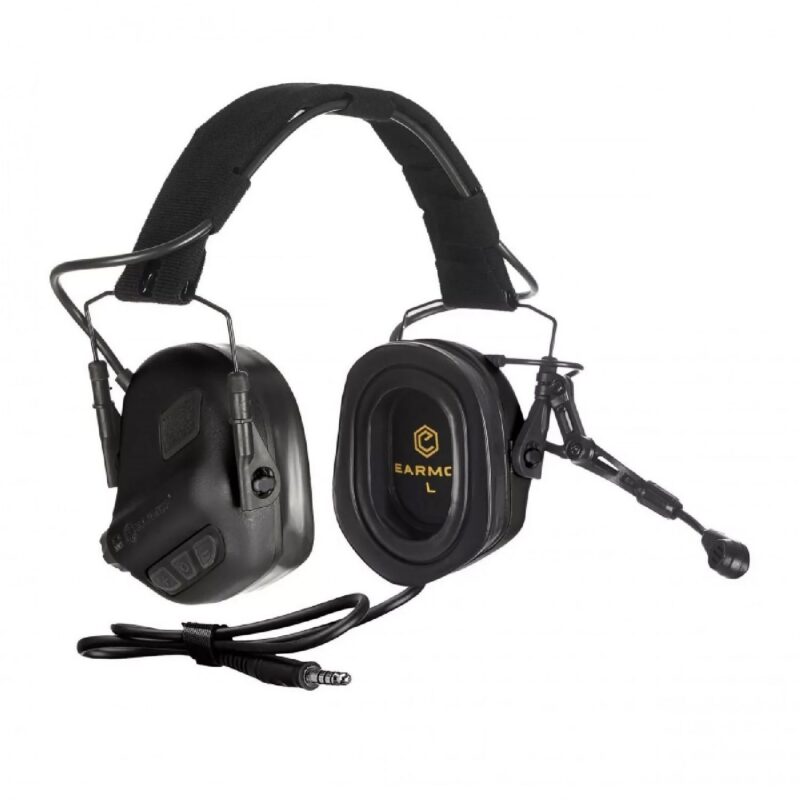 OPSMEN EARMOR M32 PLUS Telsiz Girişli (Black) Siyah Elektronik Atış Kulaklığı - Görsel 4