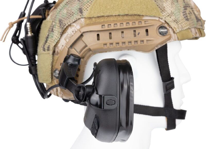 OPSMEN EARMOR M32X PLUS Kask Uyumlu Telsiz Girişli (Black) Siyah Elektronik Atış Kulaklığı - Görsel 8