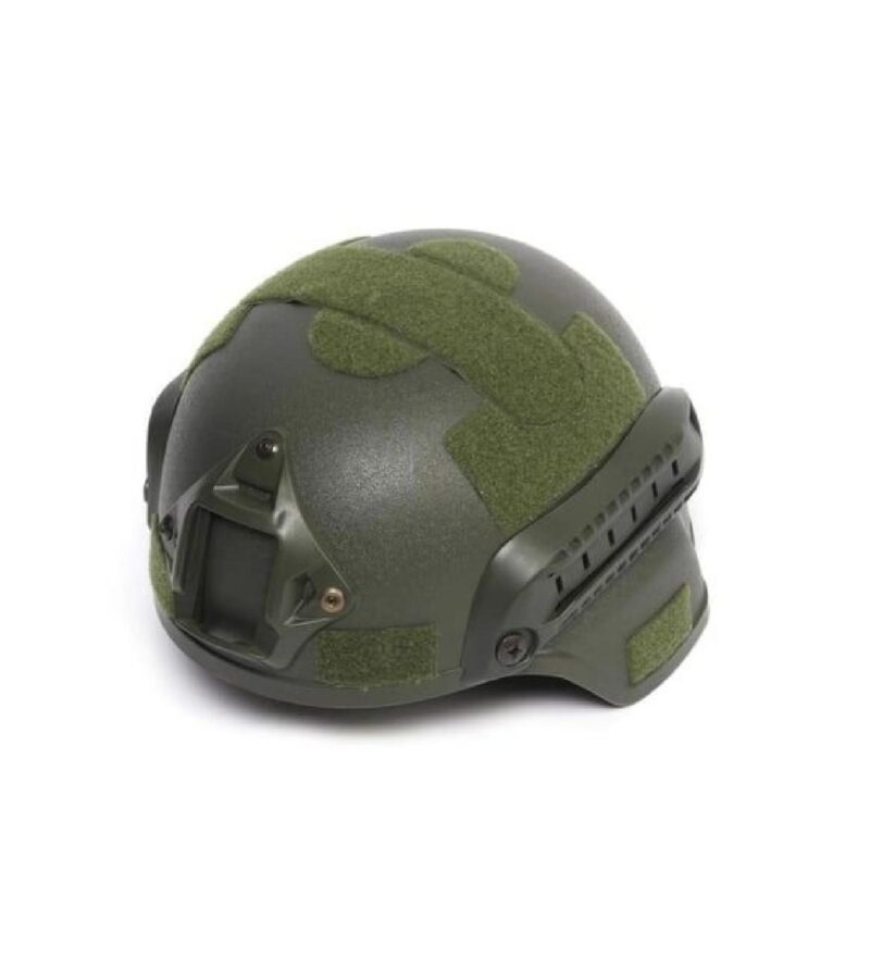 SS Tactical Haki Renk Airsoft Kompozit Başlık Koruyucu Kask Miğfer - Görsel 4