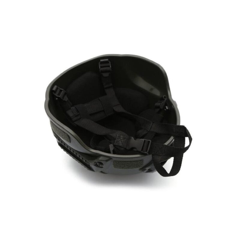 SS Tactical Siyah Renk Airsoft Kompozit Başlık Koruyucu Kask Miğfer - Görsel 2