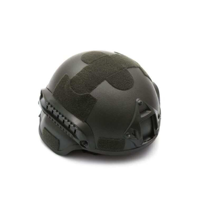 SS Tactical Siyah Renk Airsoft Kompozit Başlık Koruyucu Kask Miğfer - Görsel 3