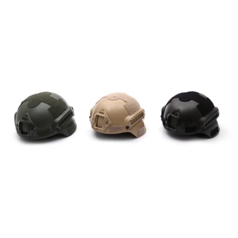SS Tactical Siyah Renk Airsoft Kompozit Başlık Koruyucu Kask Miğfer - Görsel 5