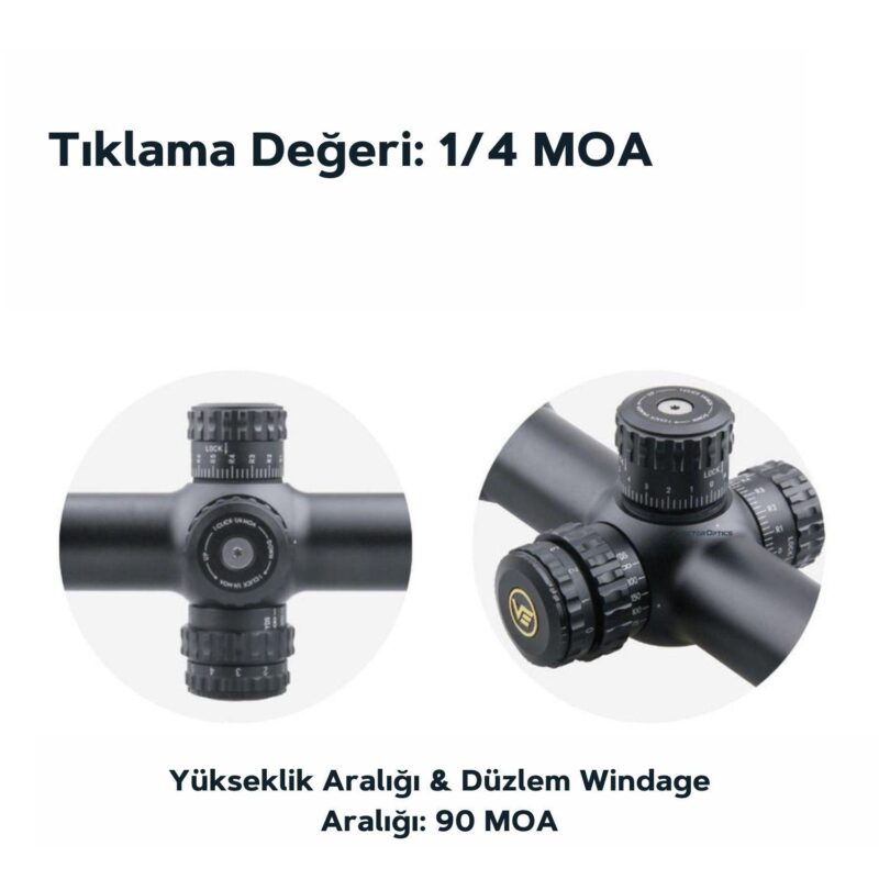 Vector Optics Aston 3-18x44 SFP Tüfek Dürbünü - Görsel 3