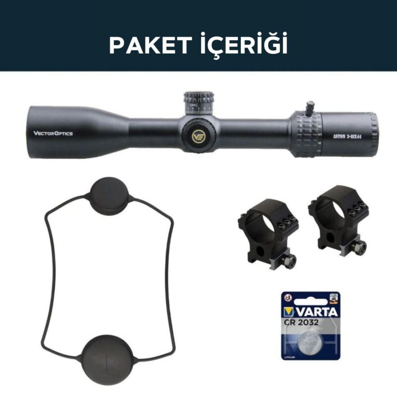 Vector Optics Aston 3-18x44 SFP Tüfek Dürbünü - Görsel 5