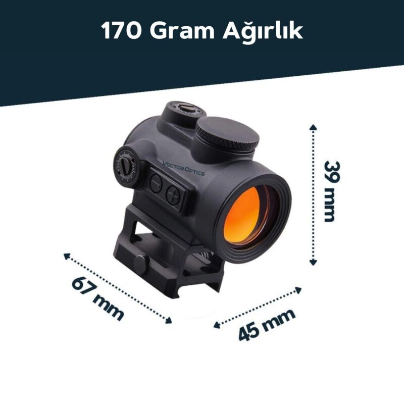 Vector Optics Centurion 1x30 Red Dot Nişangah - Görsel 3