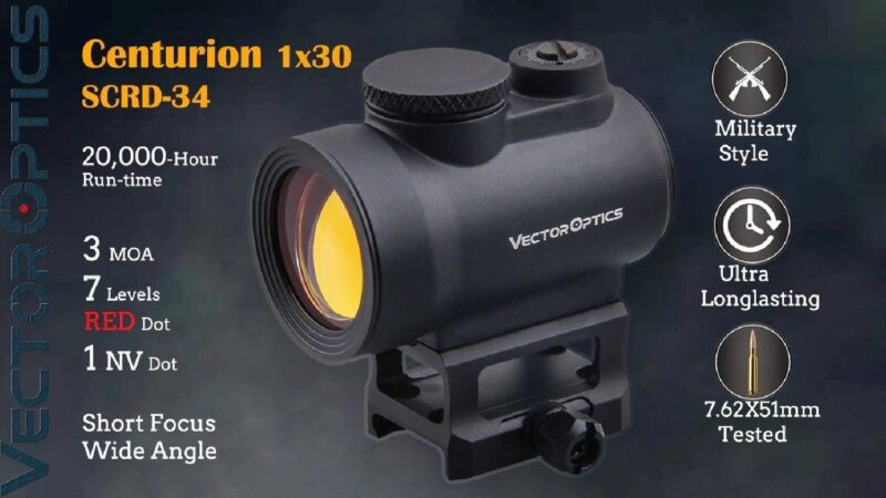 Vector Optics Centurion 1x30 Red Dot Nişangah - Görsel 8