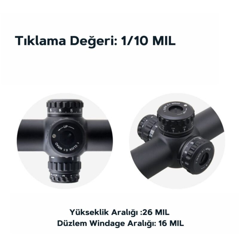 Vector Optics Continental x6 5-30x56 MBR FFP Tüfek Dürbünü - Görsel 3