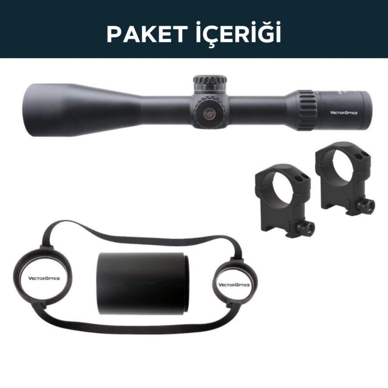 Vector Optics Continental x6 5-30x56 MBR FFP Tüfek Dürbünü - Görsel 5