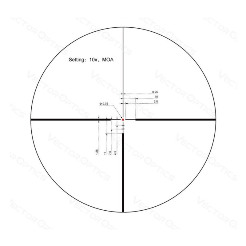 Vector Optics Continental x8 2-16×50 ED SFP Tüfek Dürbünü - Görsel 4