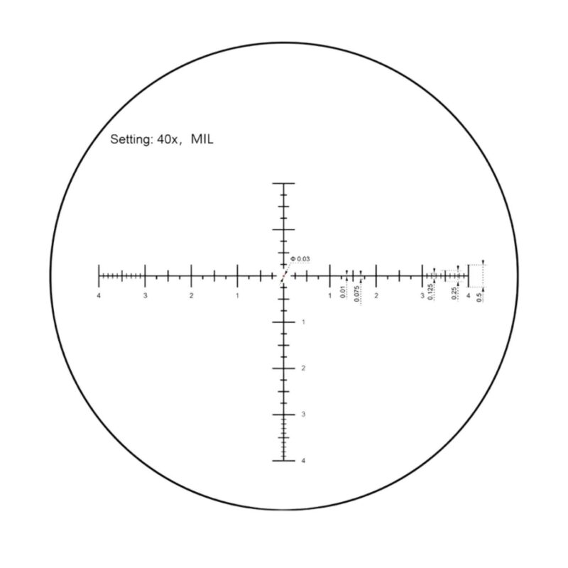 Vector Optics Continental x8 6-48×56ED SFP MIL Tactical Tüfek Dürbünü - Görsel 4