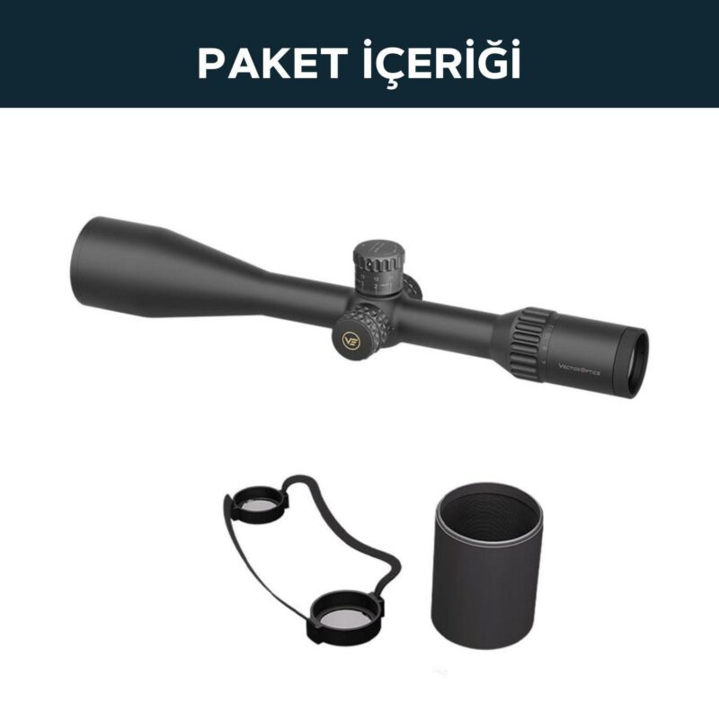 Vector Optics Continental x8 6-48×56ED SFP MIL Tactical Tüfek Dürbünü - Görsel 8