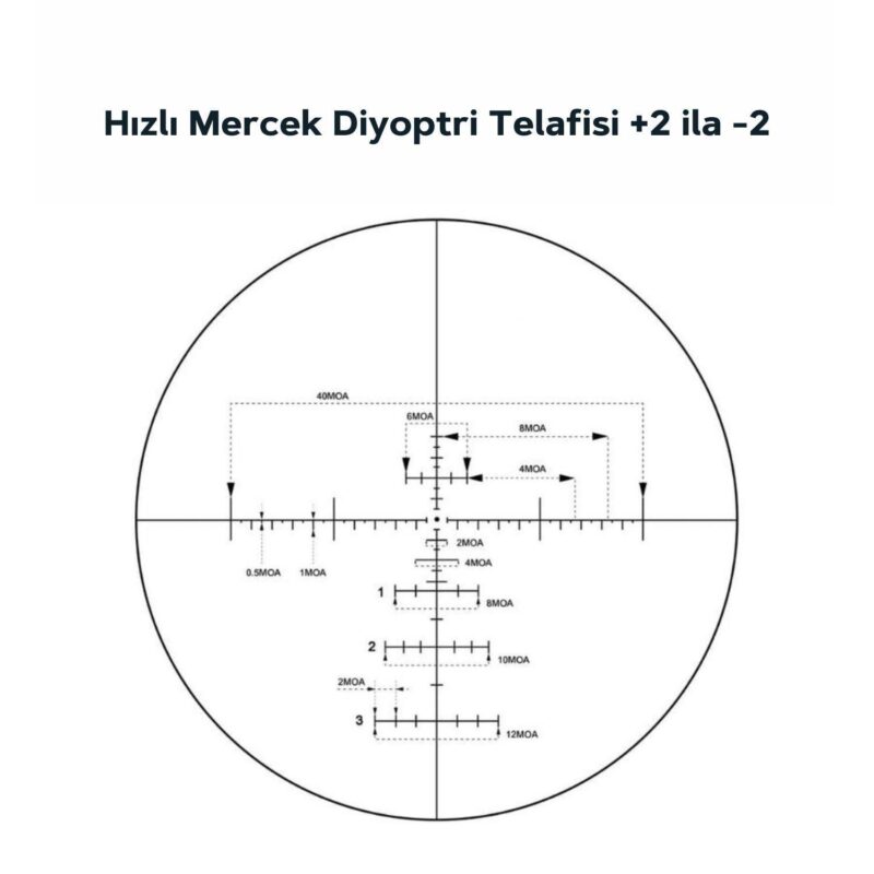 Vector Optics Everest Gen II 3-18x50 SFP Tüfek Dürbünü - Görsel 2