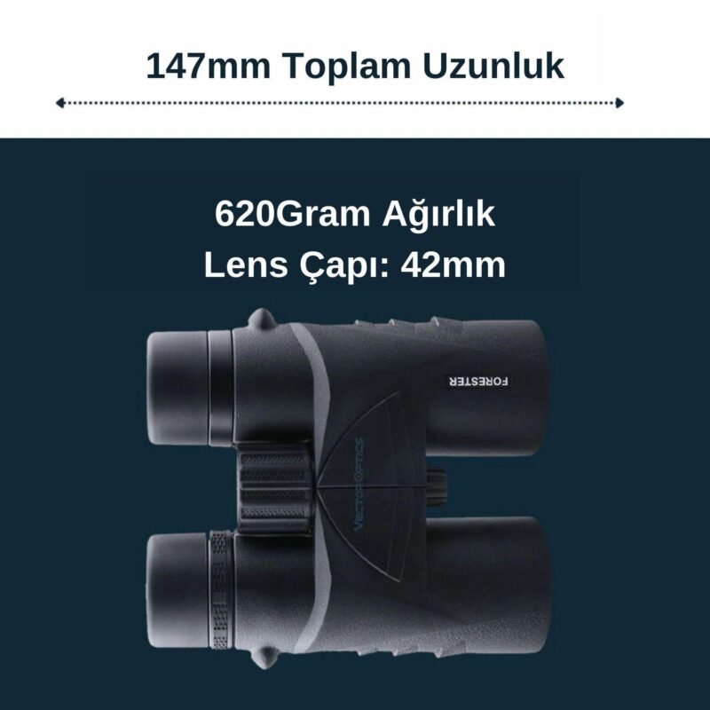 Vector Optics Forester 8x42 El Dürbünü - Görsel 3