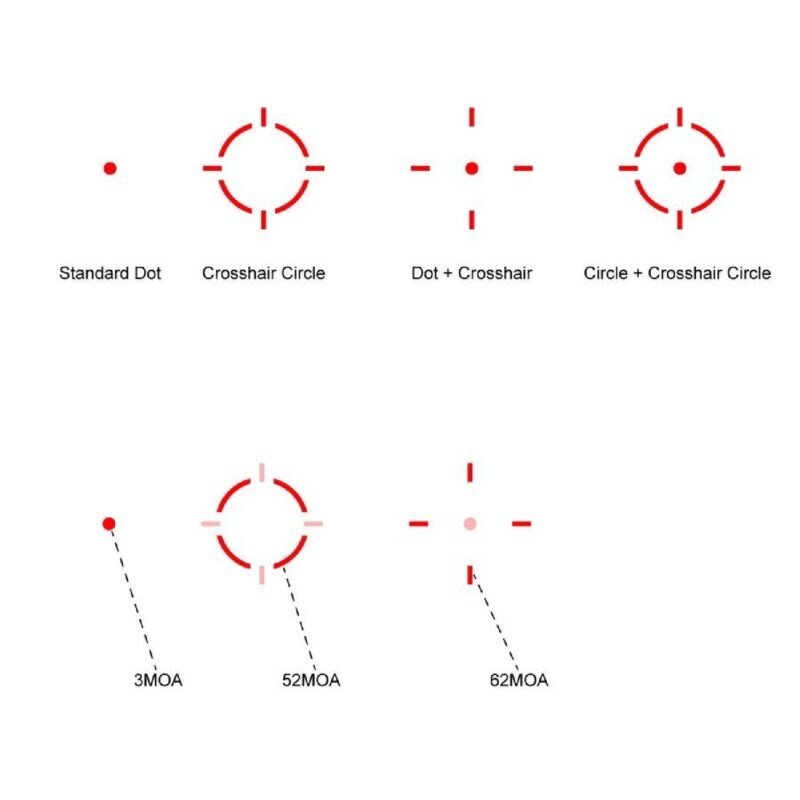 Vector Optics Frenzy Plus 1x31x26 Multi-Reticle Red Dot Nişangah - Görsel 2