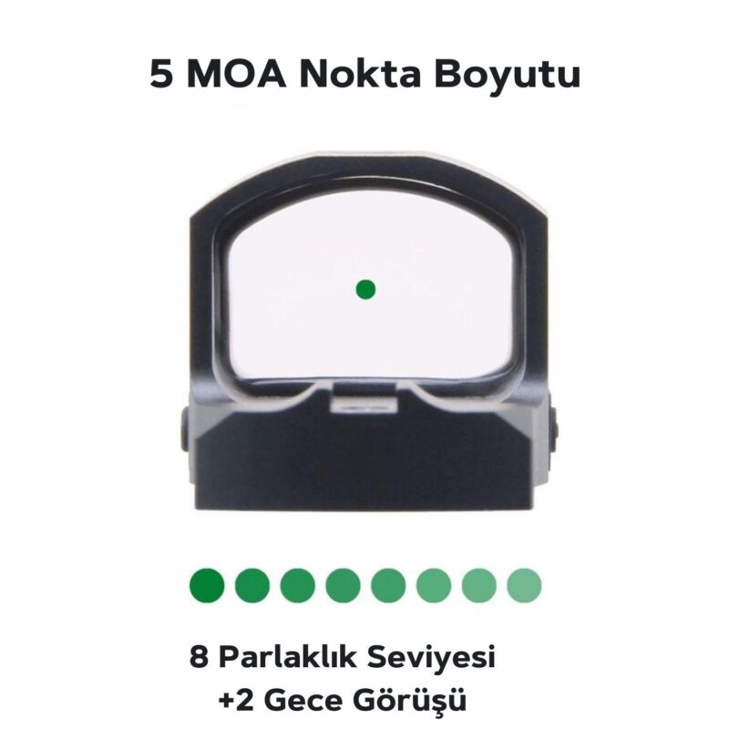 Vector Optics Frenzy-S 1x17x24 5MOA Green Dot Nişangah - Görsel 2