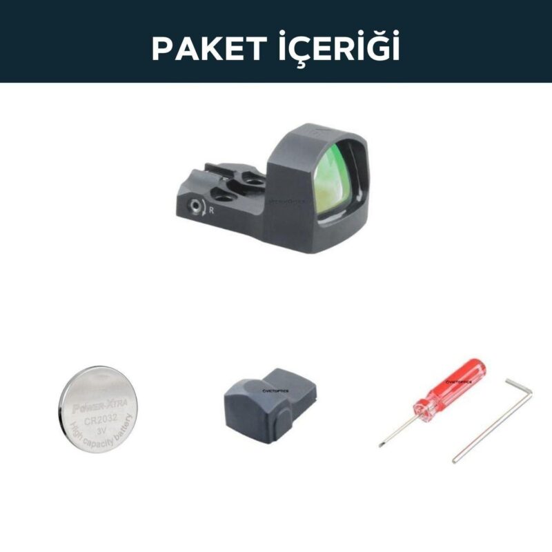 Vector Optics Frenzy-S 1x17x24 5MOA Green Dot Nişangah - Görsel 8