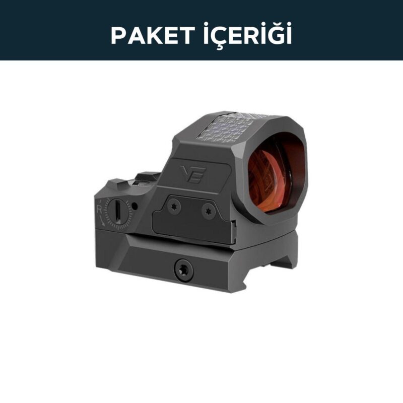 Vector Optics Frenzy-X 1x19x26 MRS Gen2 Solar Multi-Reticle Red Dot Nişangah - Görsel 4
