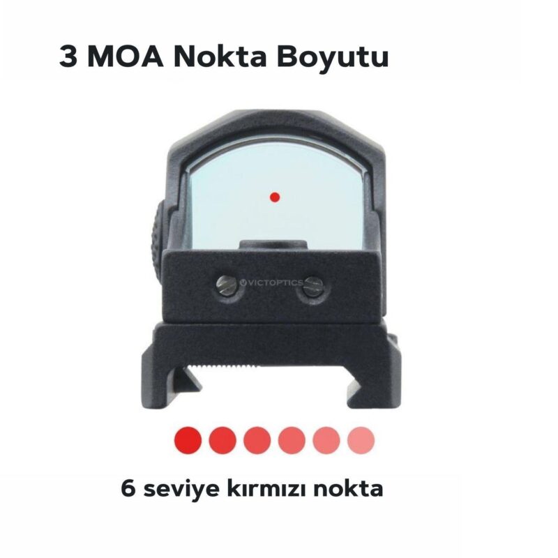 Vector Optics Frenzy-X 1x22x26 MOS Red Dot Nişangah - Görsel 3