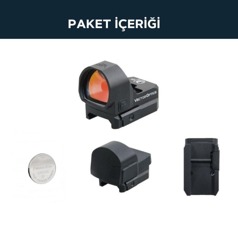Vector Optics Frenzy-X 1x22x26 MOS Red Dot Nişangah - Görsel 4