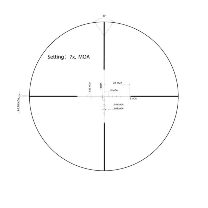 Vector Optics Matiz 2-7x32 MOA 1" SFP Tüfek Dürbünü - Görsel 4
