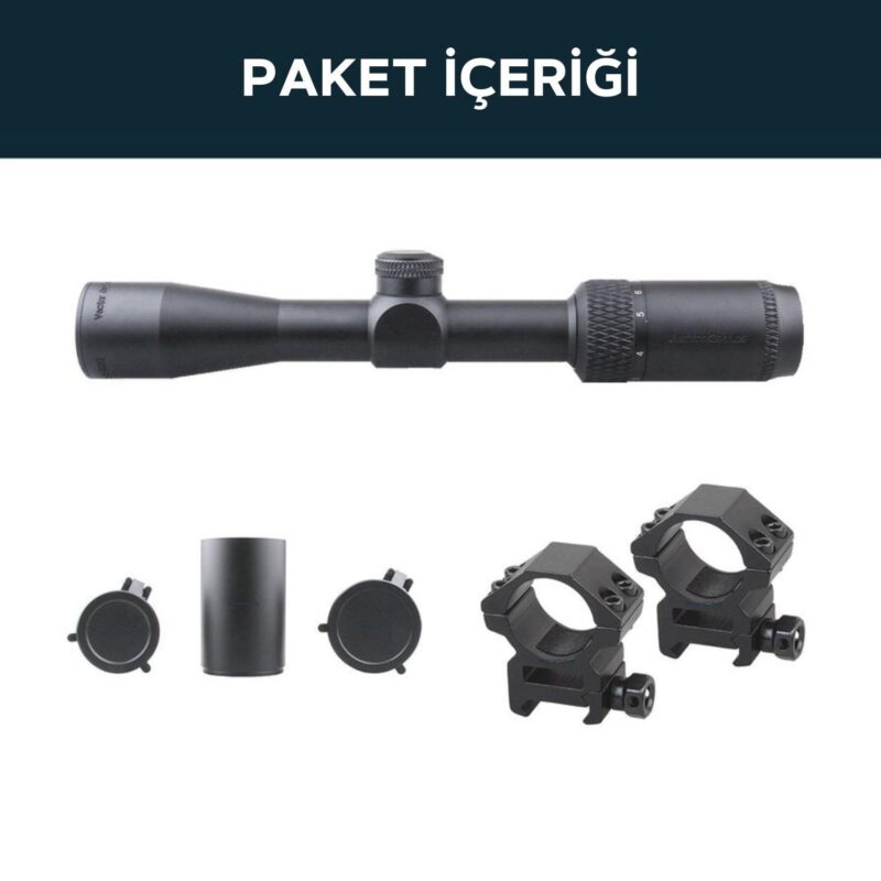 Vector Optics Matiz 2-7x32 MOA 1" SFP Tüfek Dürbünü - Görsel 7