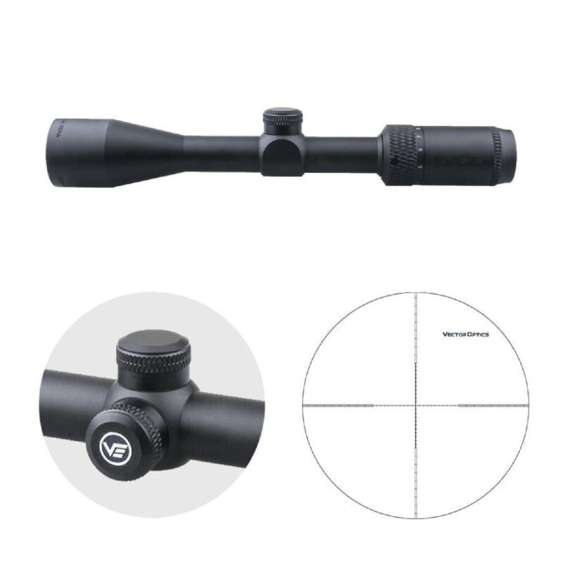 Vector Optics Matiz 3-9x40 MIL 1" SFP Tüfek Dürbünü