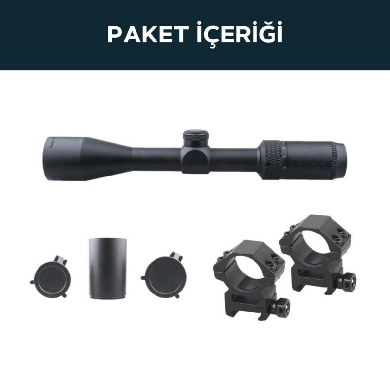 Vector Optics Matiz 3-9x40 MIL 1" SFP Tüfek Dürbünü - Görsel 7