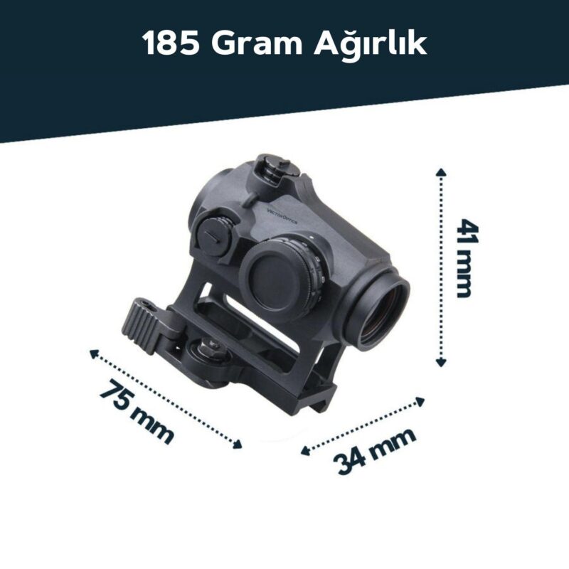 Vector Optics Maverick Gen 3 1x22 Red Dot Nişangah - Görsel 3