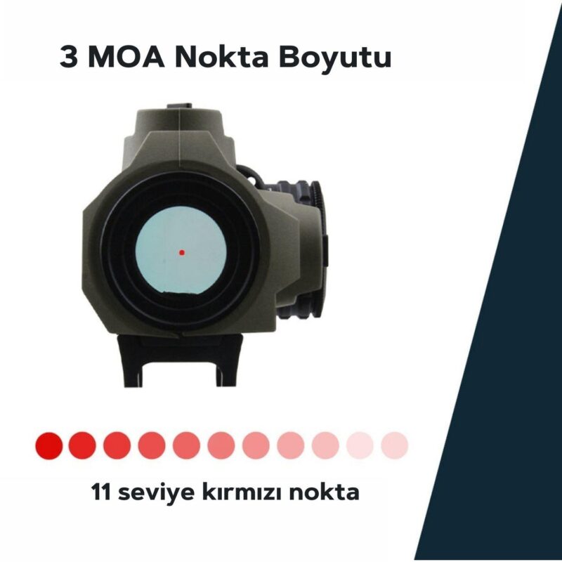 Vector Optics Maverick Gen 3 Tan 1x22 Red Dot Nişangah - Görsel 2