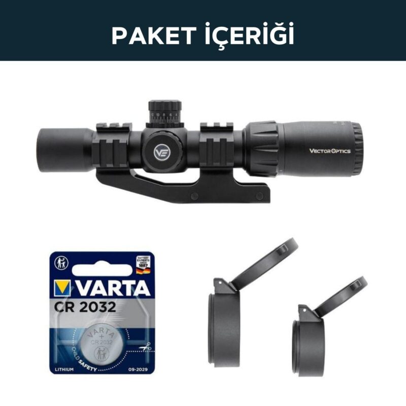 Vector Optics Mustang Gen II 1-4x30 SFP Tüfek Dürbünü - Görsel 4