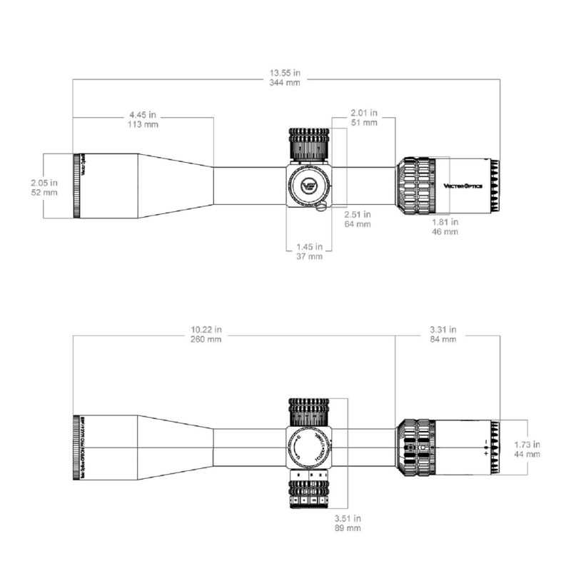 Vector Optics Orion Pro Max 4-16x44 HD SFP Tüfek Dürbünü - Görsel 7