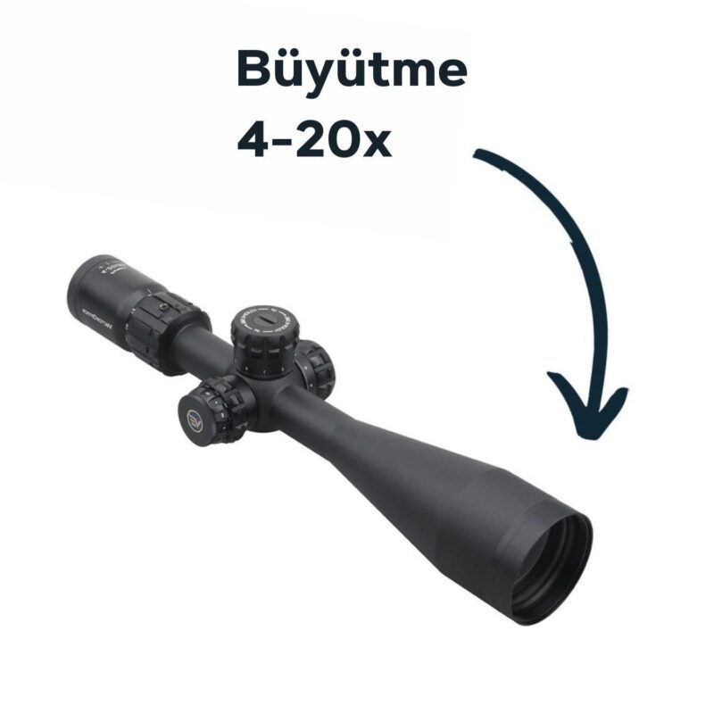 Vector Optics Paragon 4-20x50 1" SFP Tactical Tüfek Dürbünü - Görsel 3