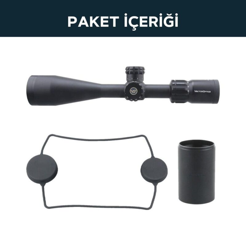 Vector Optics Paragon 4-20x50 1" SFP Tactical Tüfek Dürbünü - Görsel 6