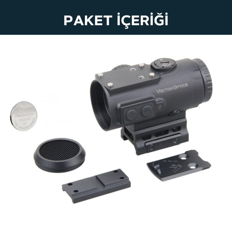 Vector Optics Paragon 4x24 Micro Prism Tüfek Dürbünü - Görsel 5