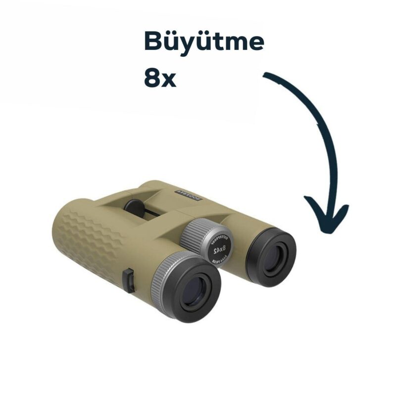 Vector Optics Paragon 8x42 HD FDE Tan El Dürbünü - Görsel 3