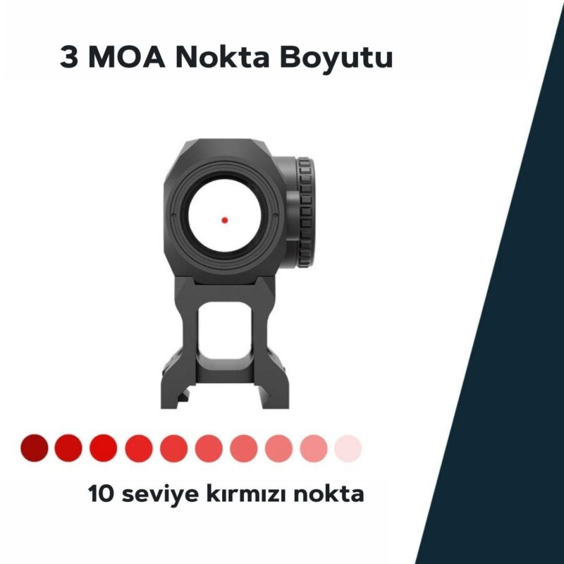 Vector Optics Scrapper 1x2 Micro Ultra Kompakt Red Dot Nişangah - Görsel 2