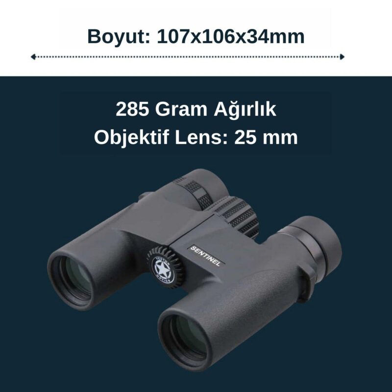 Vector Optics Sentinel 8x25 Prism El Dürbünü - Görsel 3