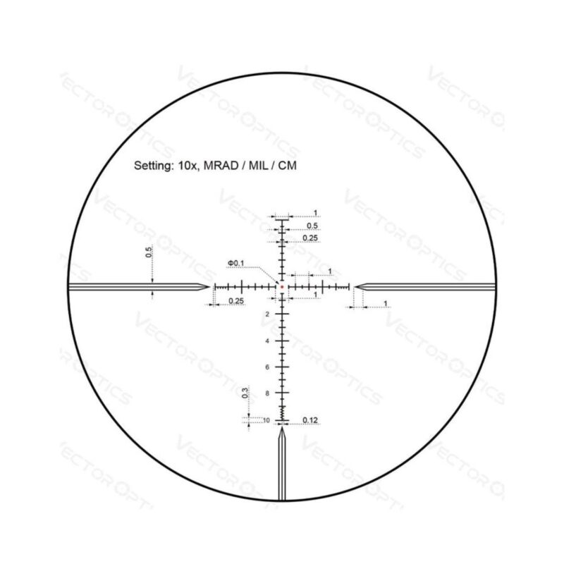 Vector Optics Tauron 6-24x50 SFP HD Tüfek Dürbünü - Görsel 7