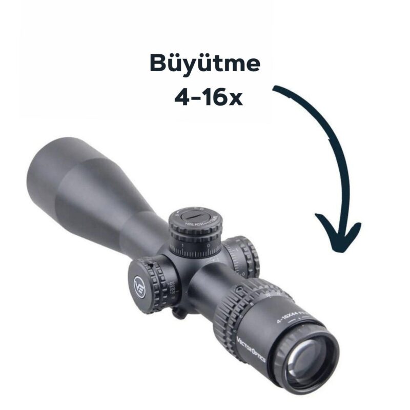 Vector Optics Veyron 4-16x44 FFP Tüfek Dürbünü - Görsel 4