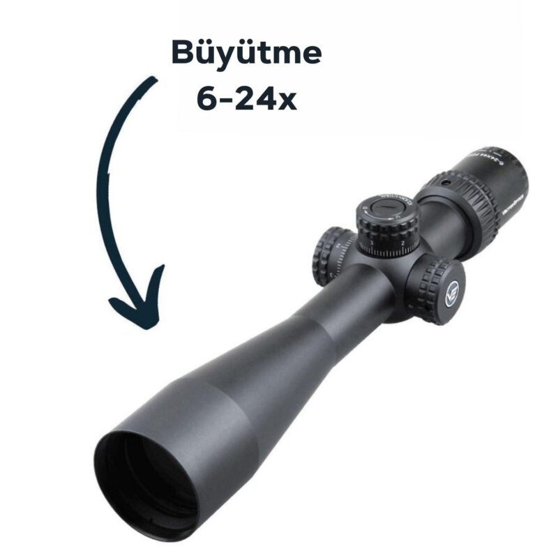 Vector Optics Veyron 6-24x44 FFP Tüfek Dürbünü - Görsel 4