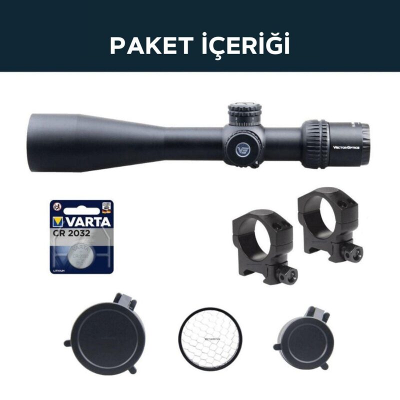 Vector Optics Veyron 6-24x44 FFP Tüfek Dürbünü - Görsel 6