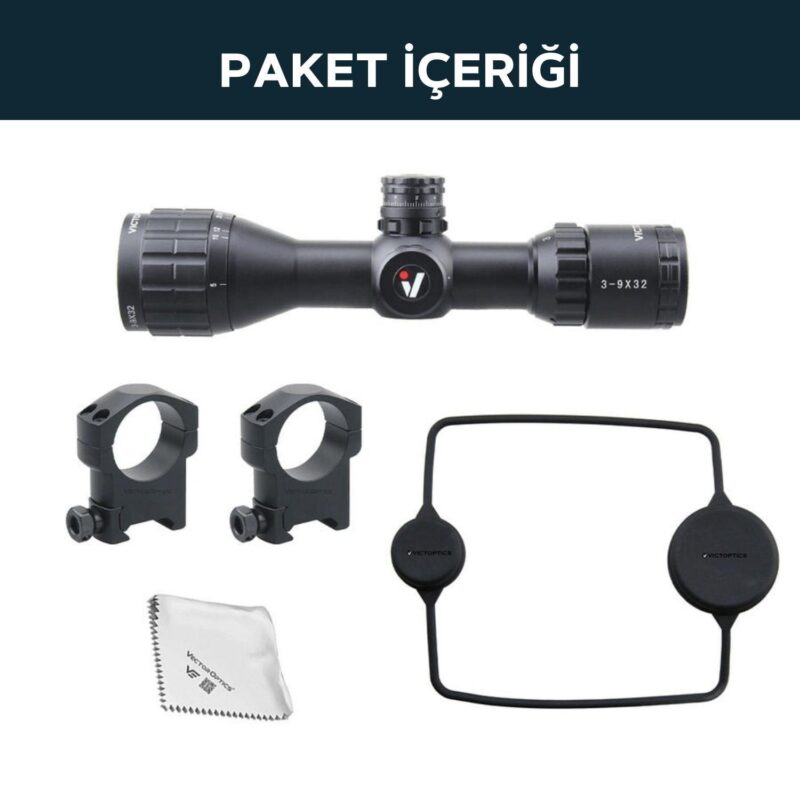 Victoptics C3 3-9x32 SFP Kısa Tüfek Dürbünü - Görsel 7