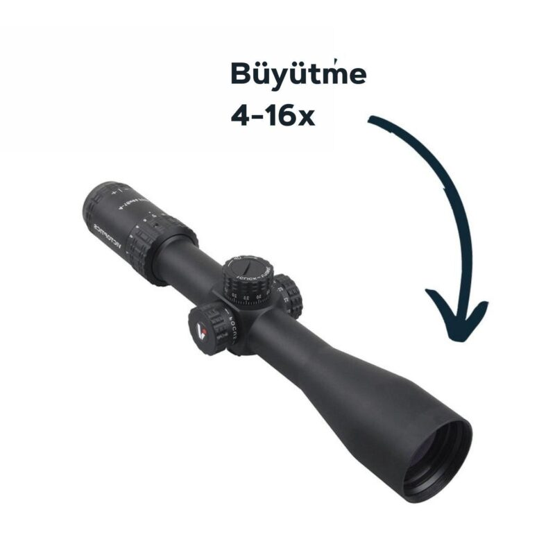 Victoptics S4 4-16X44 FFP Parallax Tekerli Tüfek Dürbünü - Görsel 4