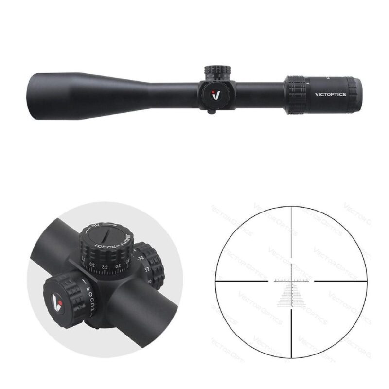 Victoptics S4 6-24X50 FFP Parallax Tekerli Tüfek Dürbünü