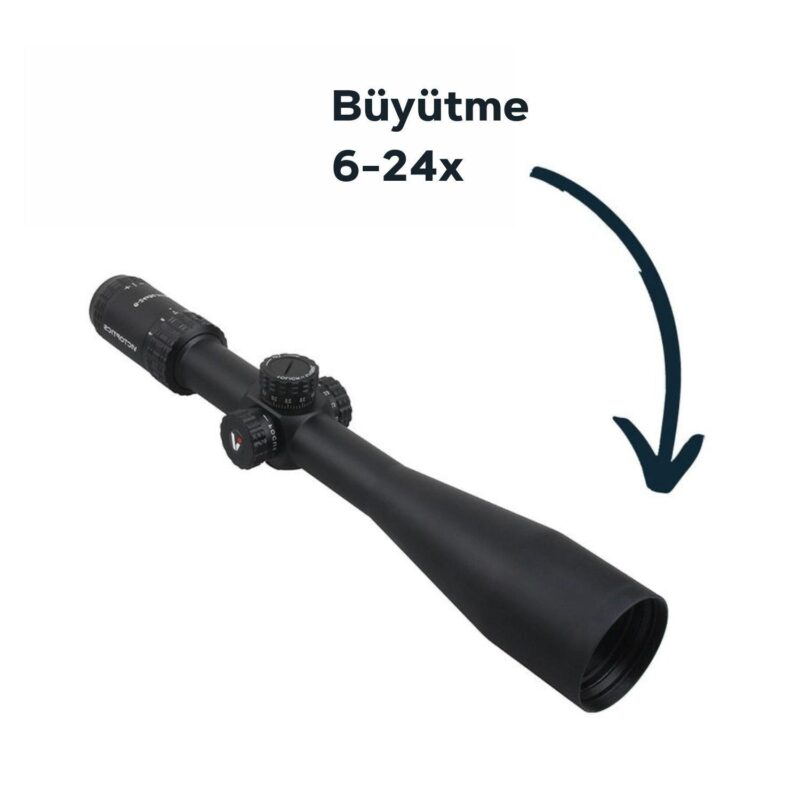 Victoptics S4 6-24X50 FFP Parallax Tekerli Tüfek Dürbünü - Görsel 4