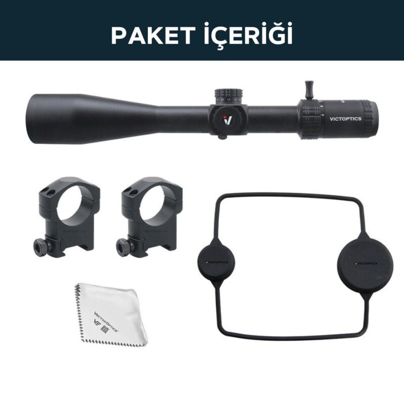 Victoptics S4 6-24X50 FFP Parallax Tekerli Tüfek Dürbünü - Görsel 5
