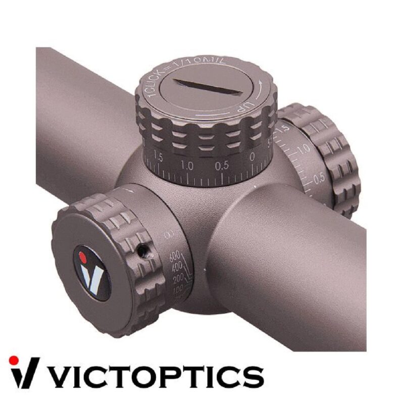 Victoptics S4 6-24X50 SFP Coyote FDE Parallax Tekerli Tüfek Dürbünü - Görsel 5
