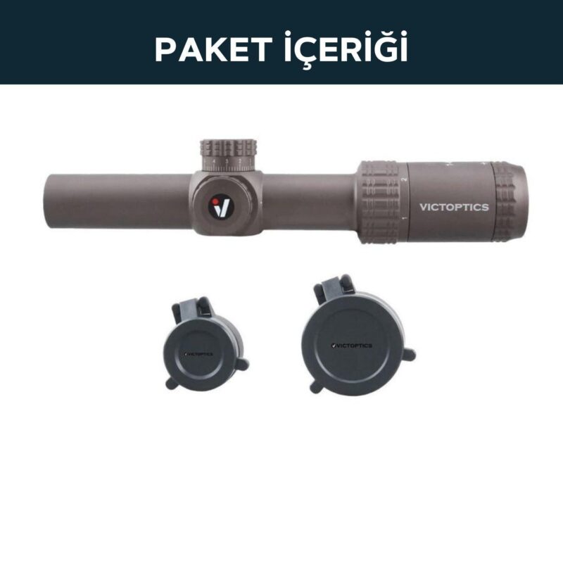 Victoptics S6 1-6x24 Coyote FDE LPVO Tüfek Dürbünü - Görsel 5