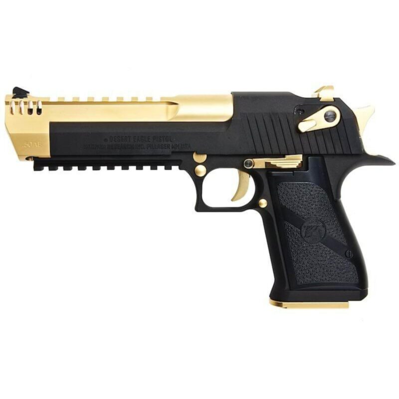 WE AW Desert Eagle L6 Gold Siyah GBB Airsoft Tabanca - Görsel 2
